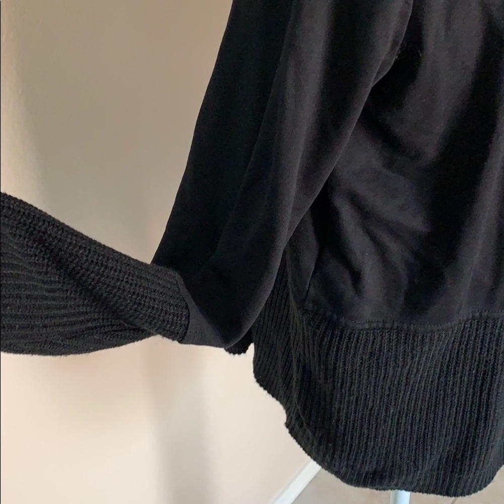 Zara mixed media shawl collar jacket - Picture 9 of 11